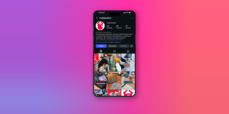 Code Piraten auf Instagram, Neuigkeiten vom Piratenschiff